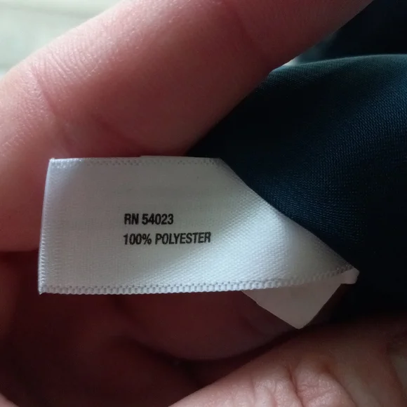 Gap XL dark blue green blouse NWOT - Picture 6 of 7
